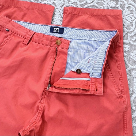 Cutter & Buck Men’s Flat Front Chino - Picture 4 of 9